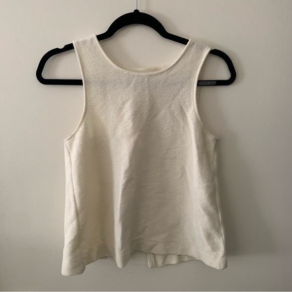 Madewell Texture & Thread Split-Back Shell Top - Picture 6 of 8
